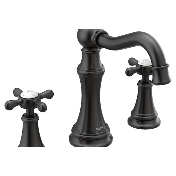 Two-Handle Bathroom Faucet Matte Black